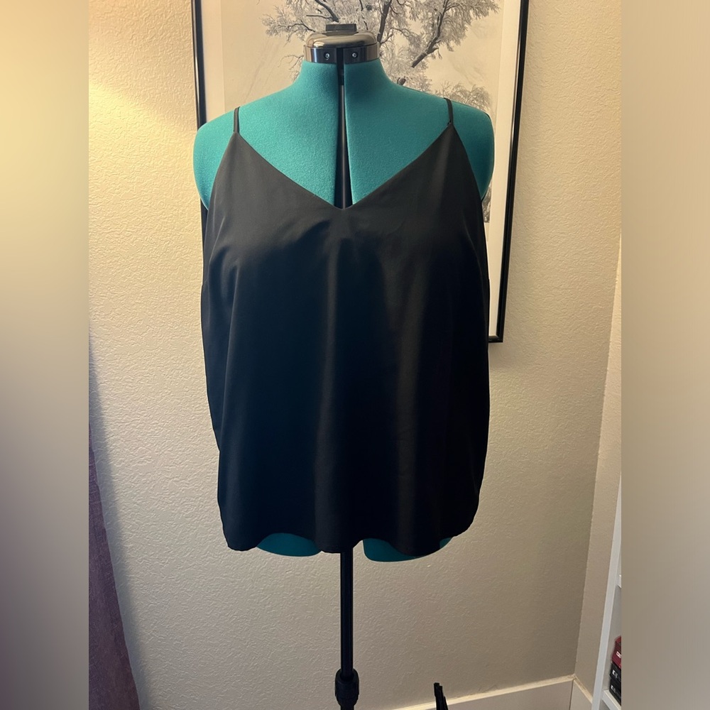 Any Day Wear black spaghetti strap tank top